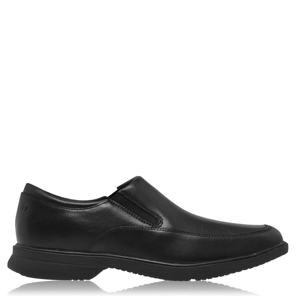 Sapatos Oxford Homem Rockport Aderner Slip On Pretas,Portugal BEJZQ-6037